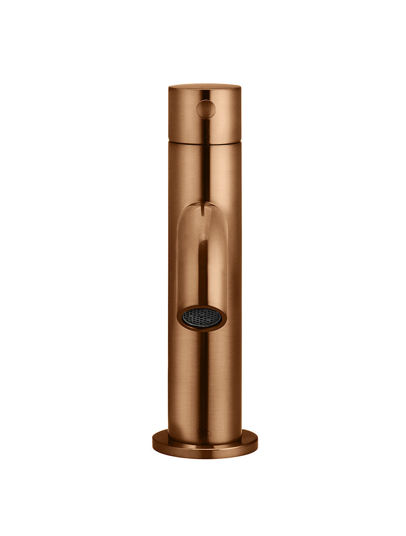 Meir Piccola Basin Mixer Tap Lustre Bronze