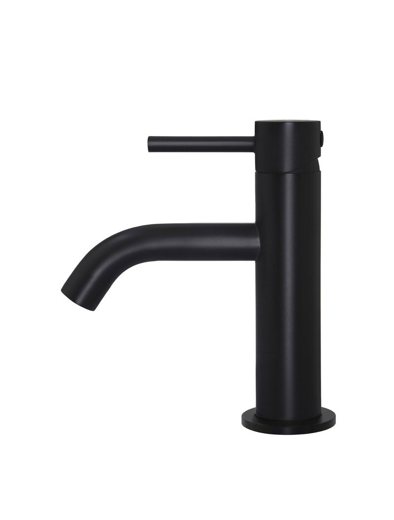 Meir Piccola Basin Mixer Tap Matte Black