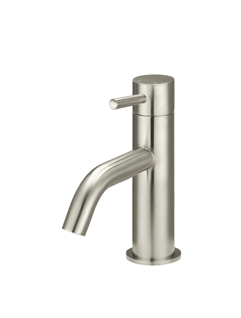 Meir Piccola Basin Mixer Tap PVD Brushed Nickel