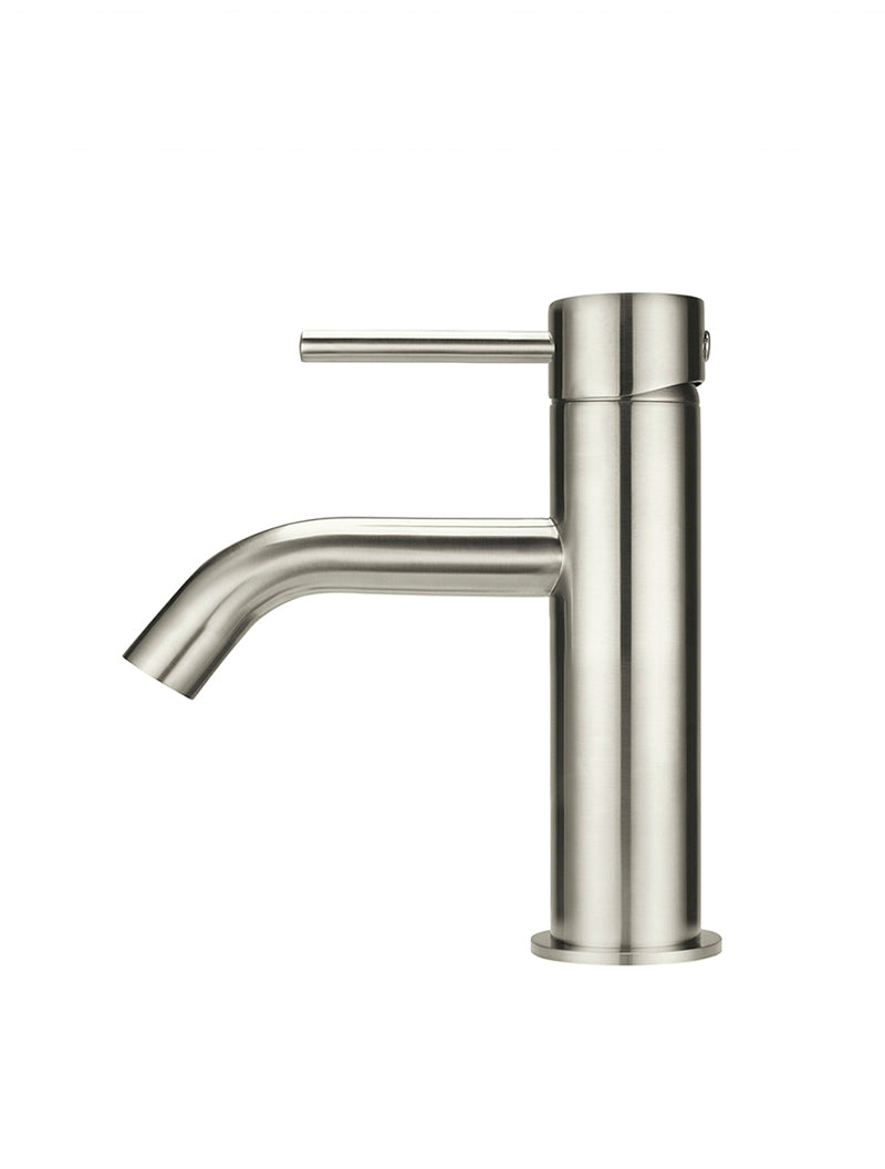 Meir Piccola Basin Mixer Tap PVD Brushed Nickel