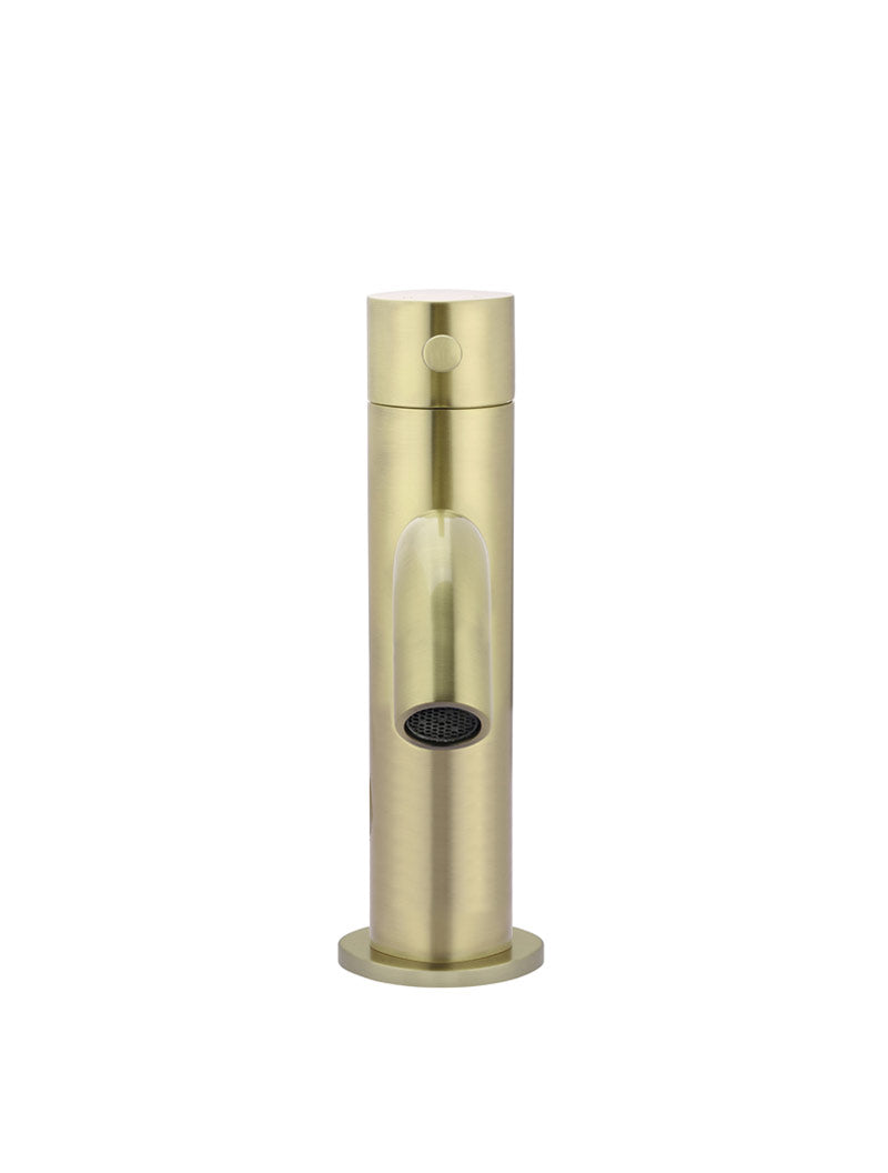 Meir Piccola Basin Mixer Tap PVD Tiger Bronze
