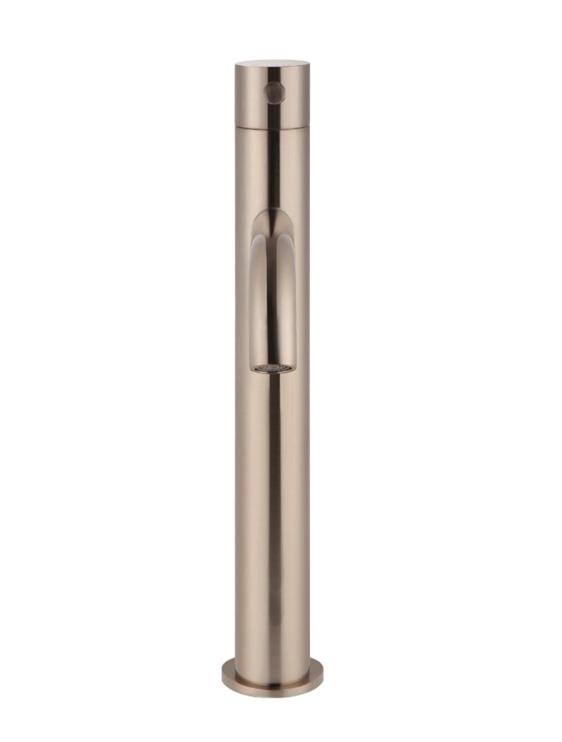 Meir Piccola Tall Basin Mixer Tap Champagne