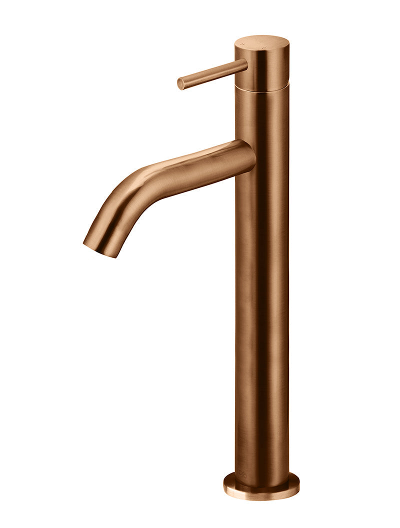 Meir Piccola Tall Basin Mixer Tap Lustre Bronze