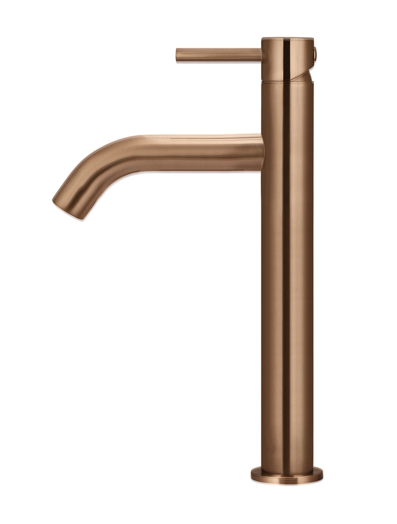 Meir Piccola Tall Basin Mixer Tap Lustre Bronze