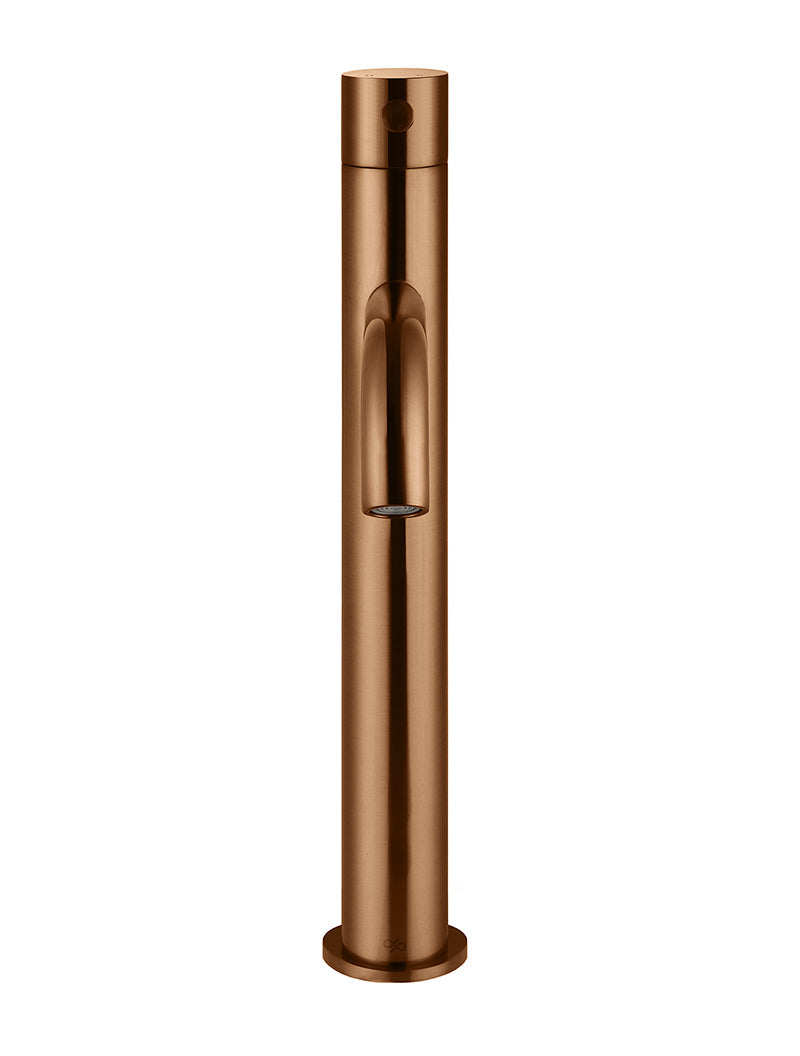 Meir Piccola Tall Basin Mixer Tap Lustre Bronze