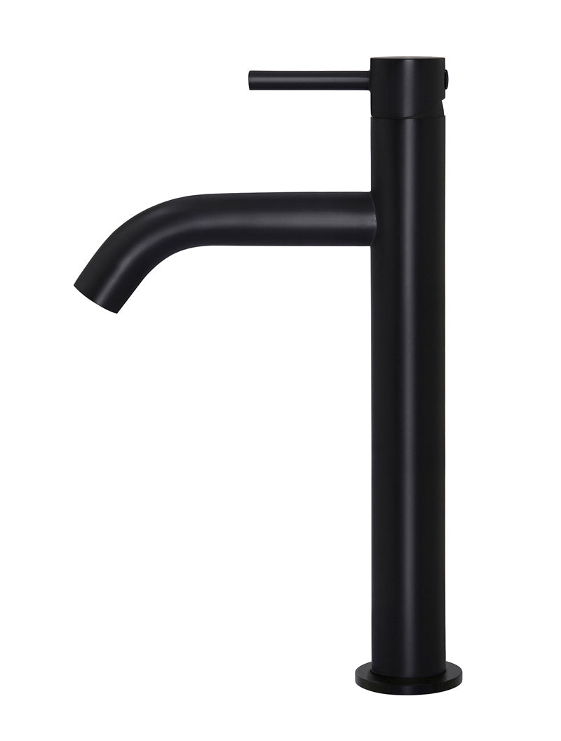 Meir Piccola Tall Basin Mixer Tap Matte Black