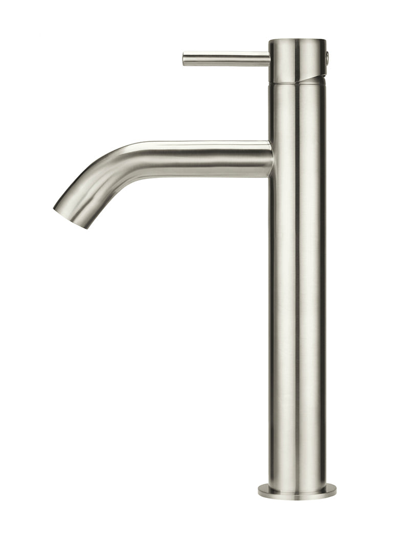 Meir Piccola Tall Basin Mixer Tap PVD Brushed Nickel