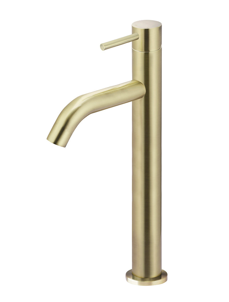 Meir Piccola Tall Basin Mixer Tap PVD Tiger Bronze