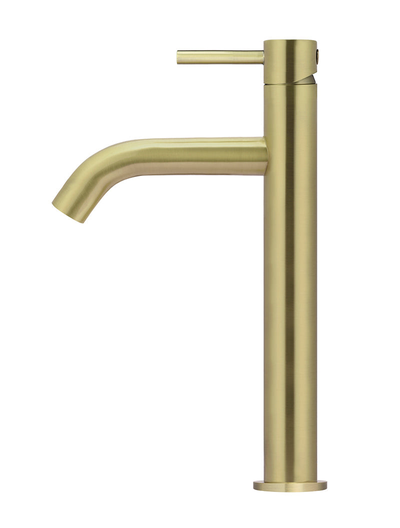 Meir Piccola Tall Basin Mixer Tap PVD Tiger Bronze