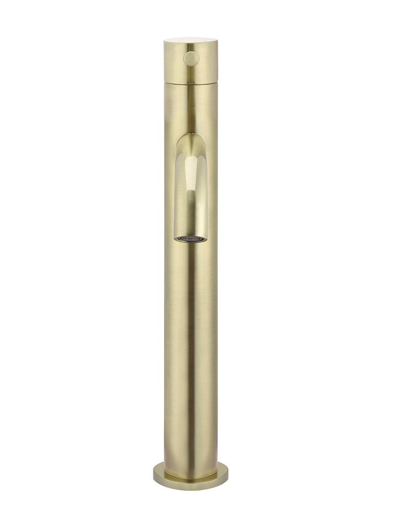 Meir Piccola Tall Basin Mixer Tap PVD Tiger Bronze
