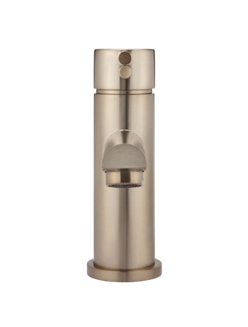Meir Round Basin Mixer Champagne