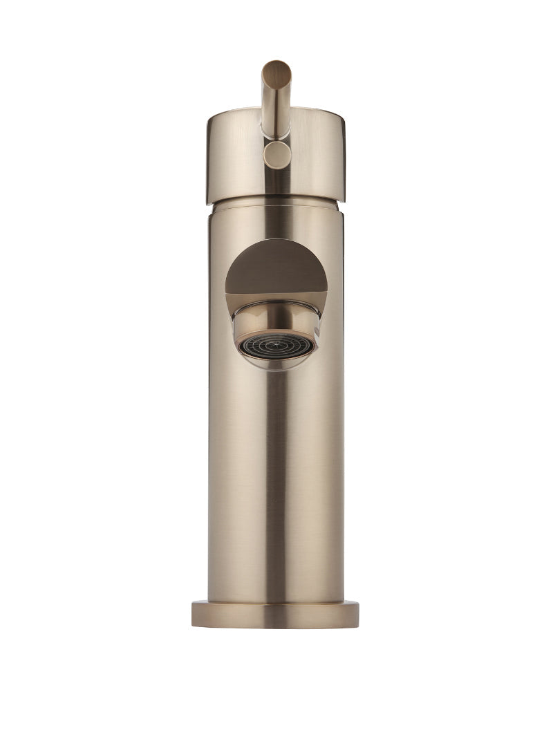 Meir Round Basin Mixer Champagne