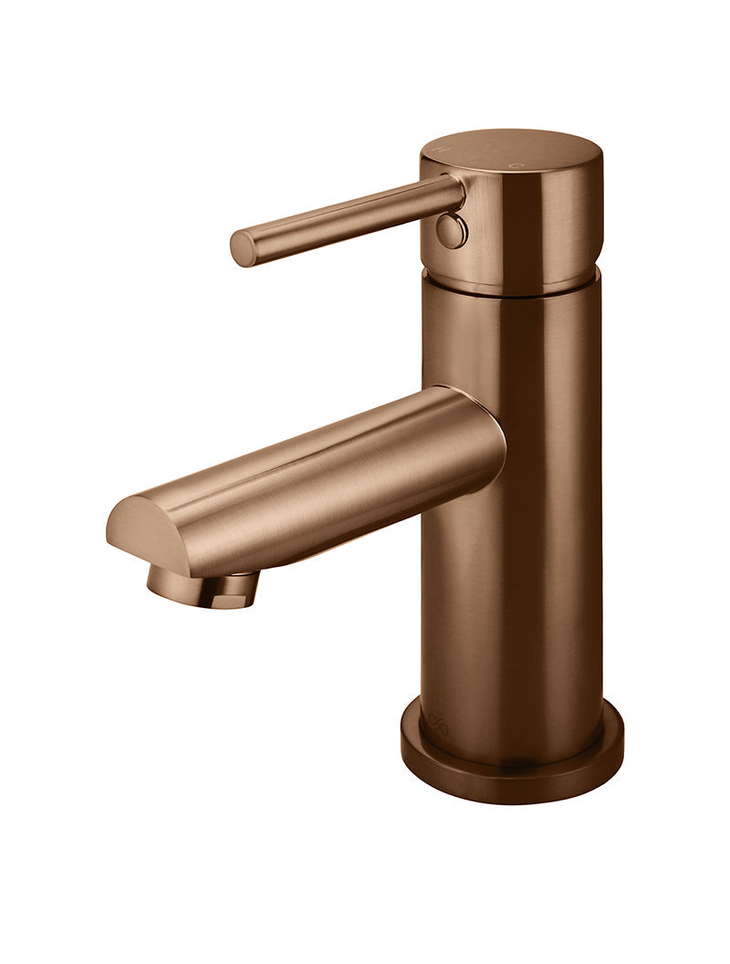 Meir Round Basin Mixer Lustre Bronze