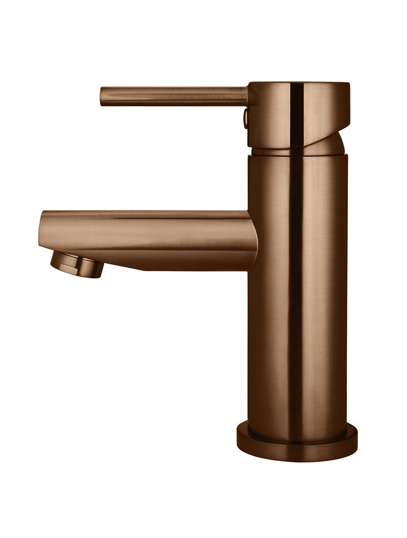 Meir Round Basin Mixer Lustre Bronze
