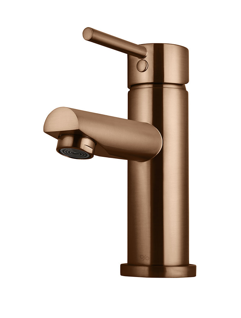 Meir Round Basin Mixer Lustre Bronze