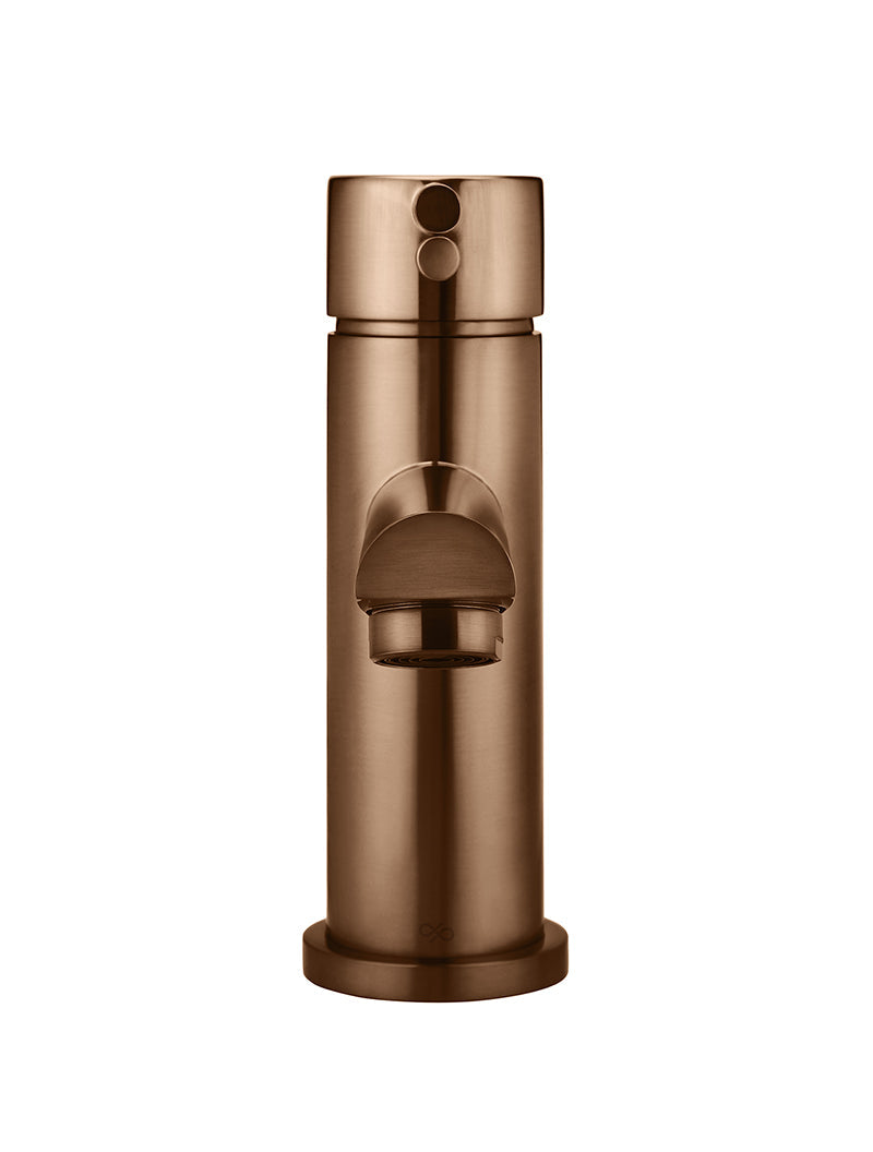 Meir Round Basin Mixer Lustre Bronze