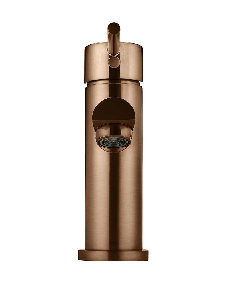 Meir Round Basin Mixer Lustre Bronze