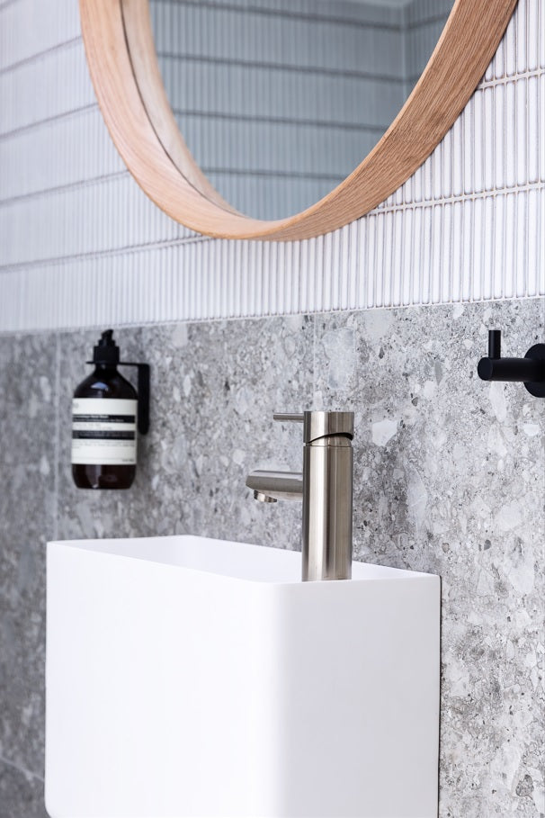 Meir Round Basin Mixer PVD Brushed Nickel