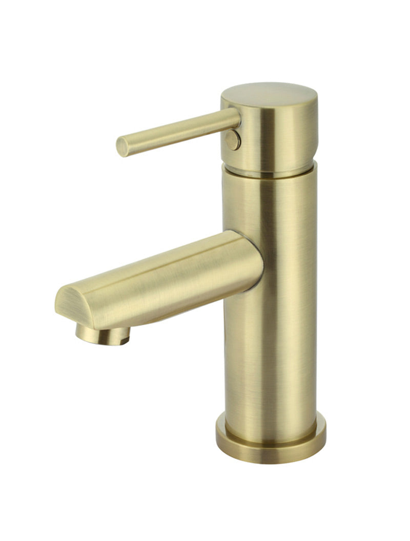 Meir Round Basin Mixer PVD Tiger Bronze