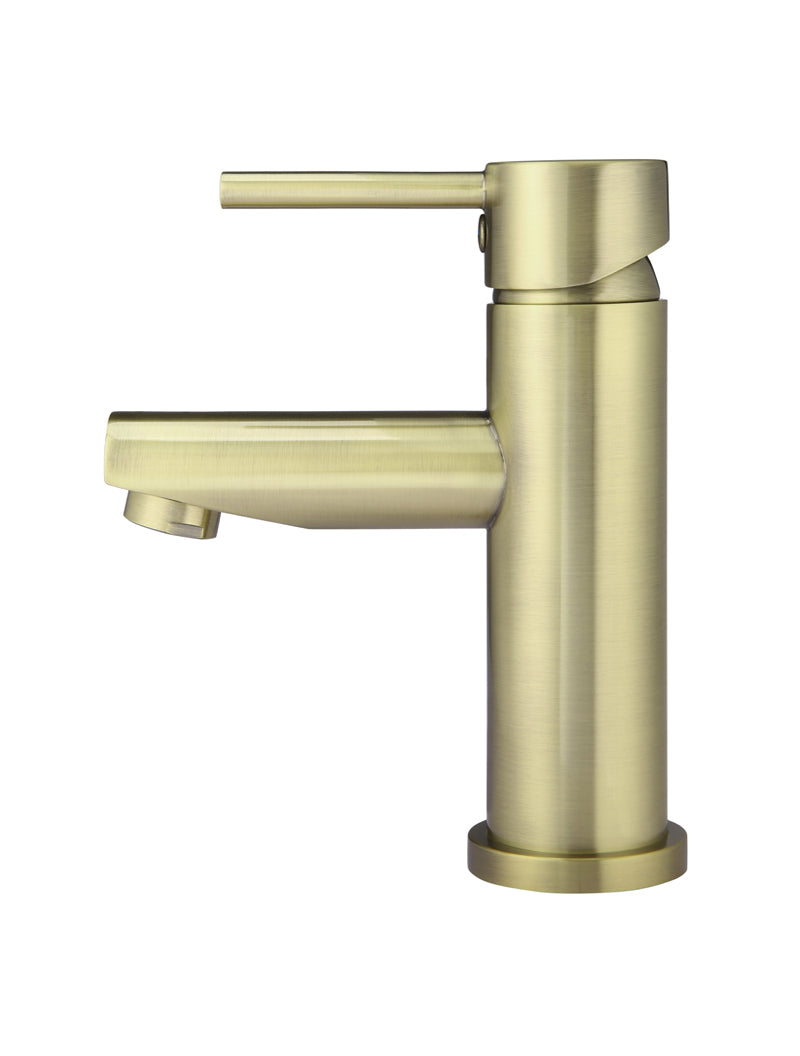 Meir Round Basin Mixer PVD Tiger Bronze