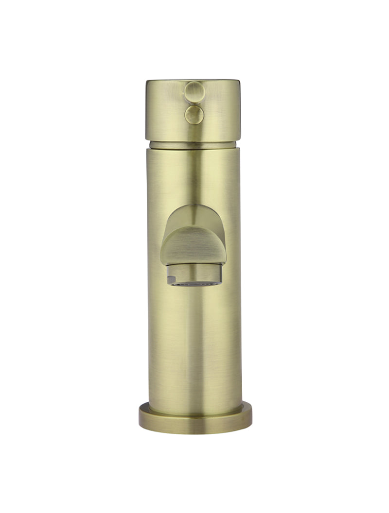 Meir Round Basin Mixer PVD Tiger Bronze