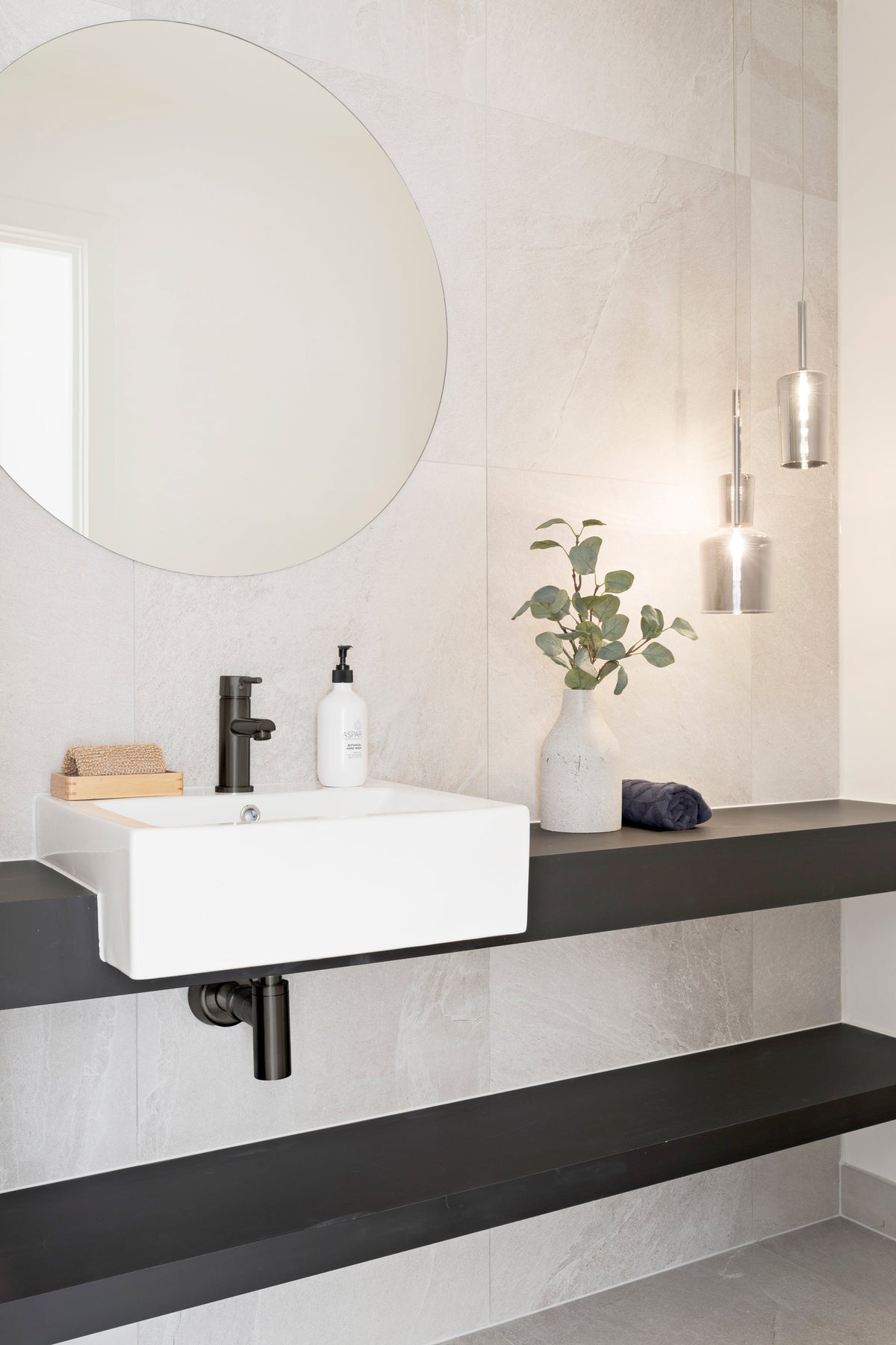 Meir Round Basin Mixer Shadow Gunmetal
