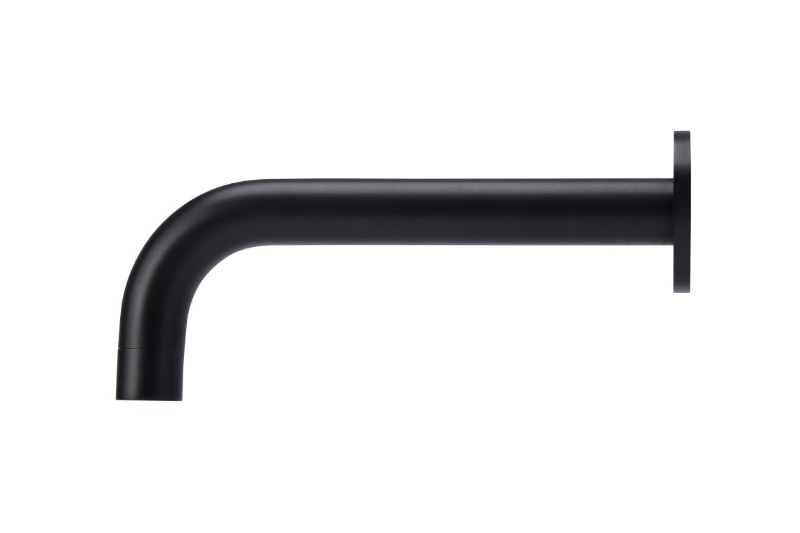 Meir Round Curved Spout Matte Black