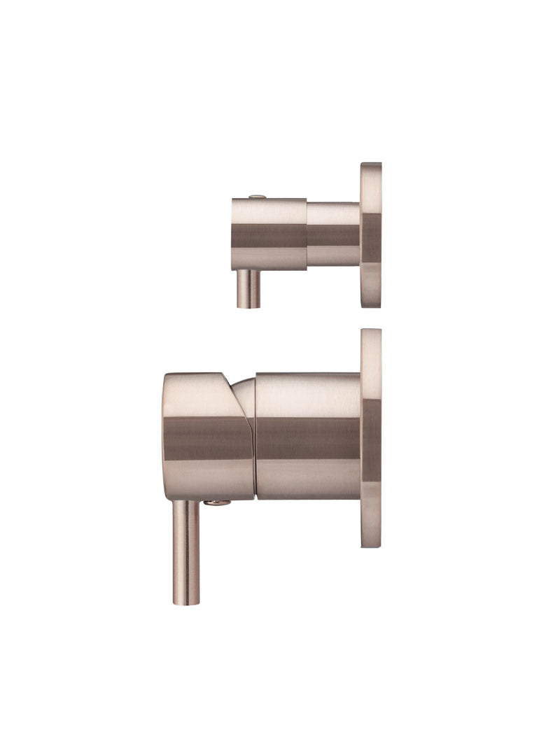 Meir Round Diverter Mixer Trim Kit Champagne