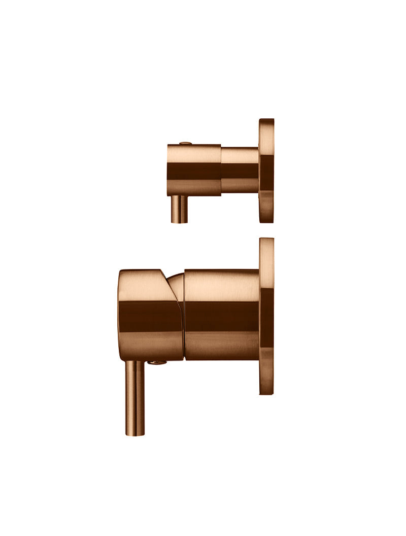 Meir Round Diverter Mixer Trim Kit Lustre Bronze