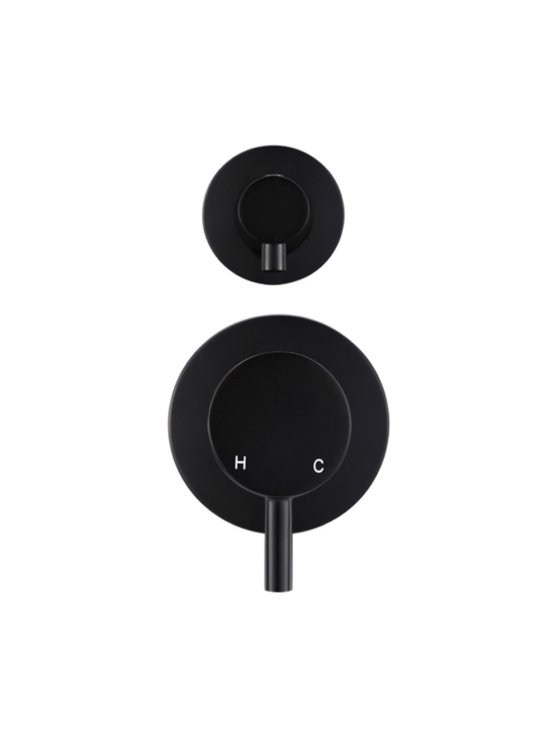Meir Round Diverter Mixer Trim Kit Matte Black