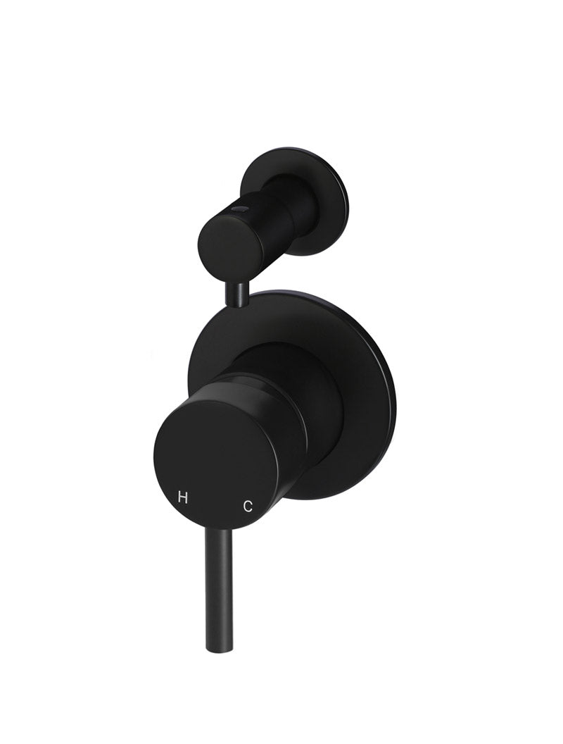 Meir Round Diverter Mixer Trim Kit Matte Black