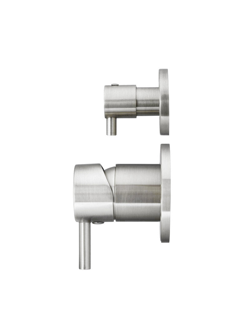Meir Round Diverter Mixer Trim Kit PVD Brushed Nickel
