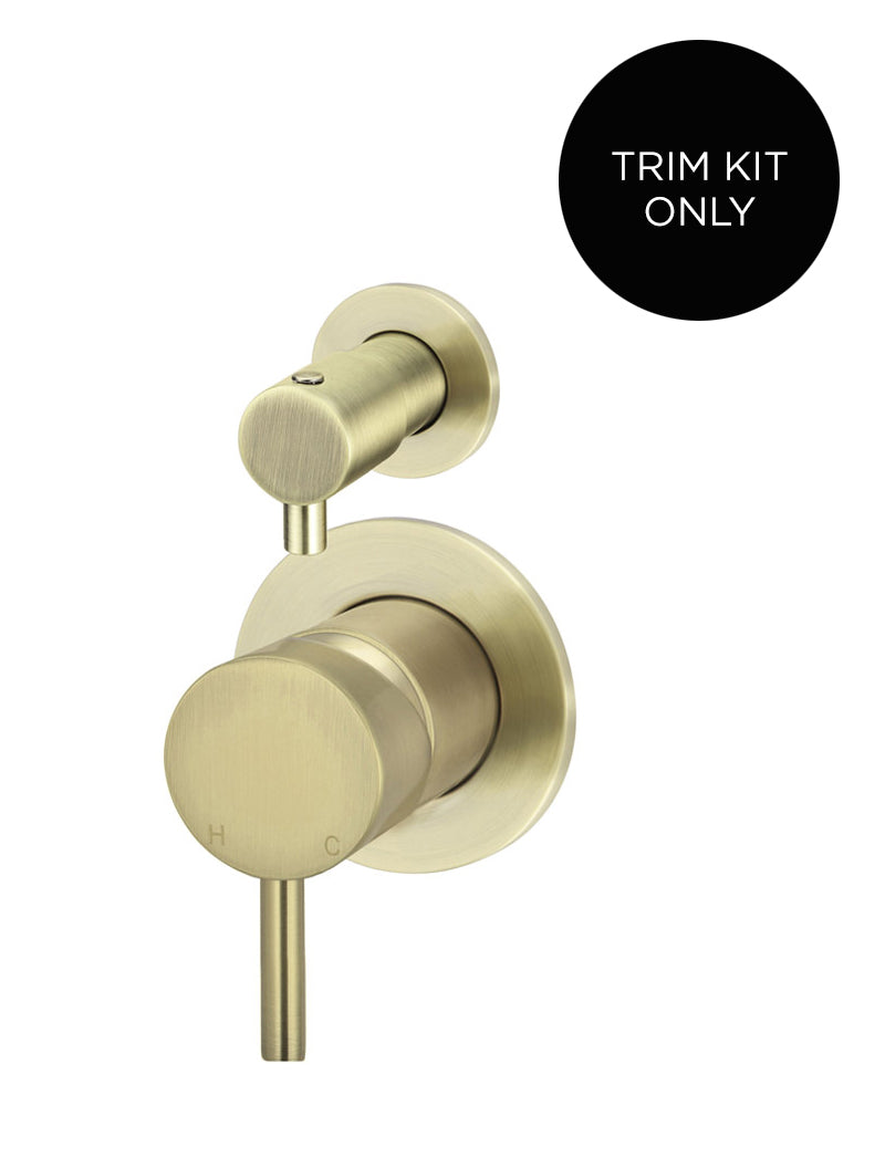 Meir Round Diverter Mixer Trim Kit PVD Tiger Bronze