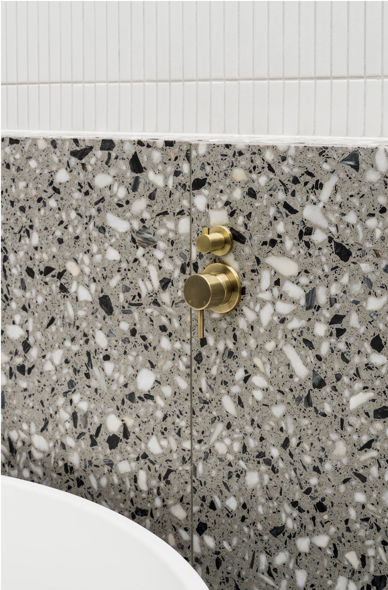 Meir Round Diverter Mixer Trim Kit PVD Tiger Bronze