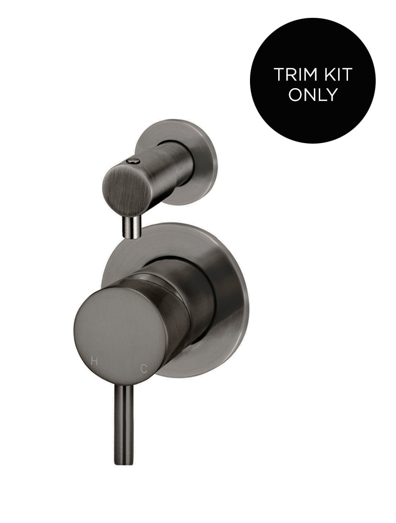 Meir Round Diverter Mixer Trim Kit Shadow Gunmetal