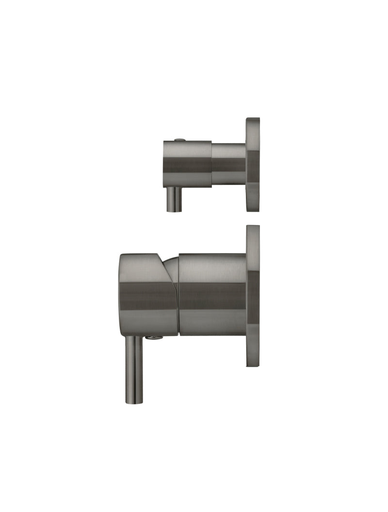 Meir Round Diverter Mixer Trim Kit Shadow Gunmetal
