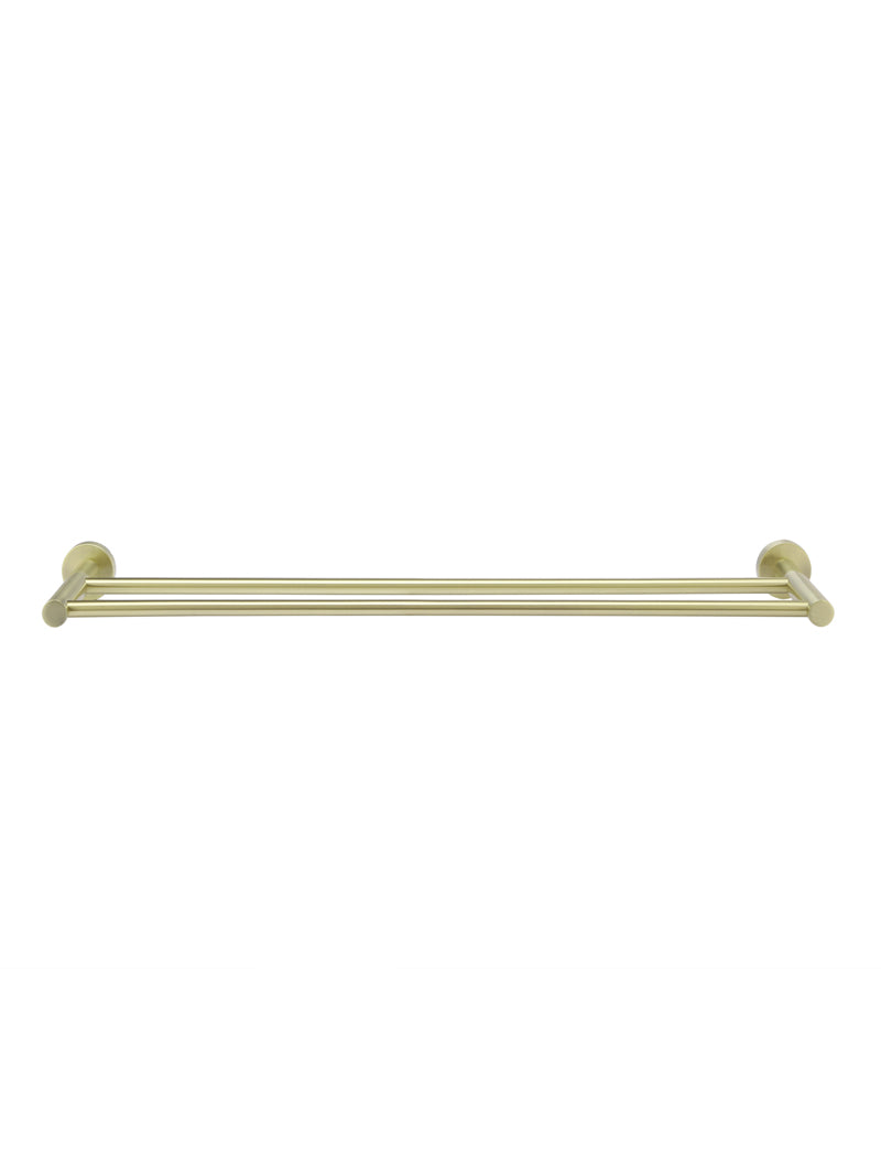 Meir Round Double Towel Rail 600mm PVD Tiger Bronze