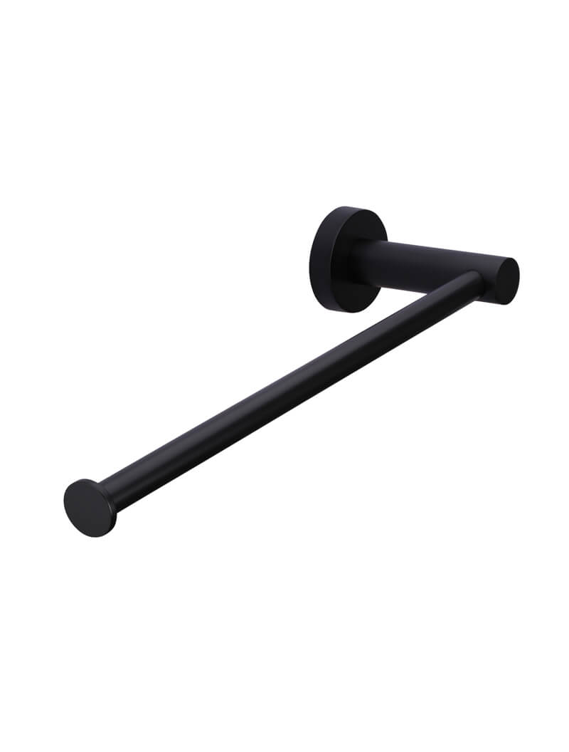 Meir Round Guest Towel Rail Matte Black