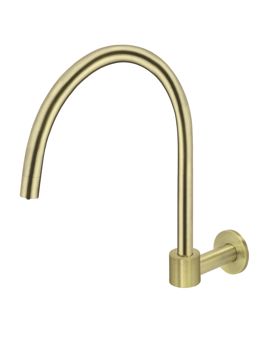 Meir Round High-Rise Swivel Wall Spout PVD Tiger Bronze