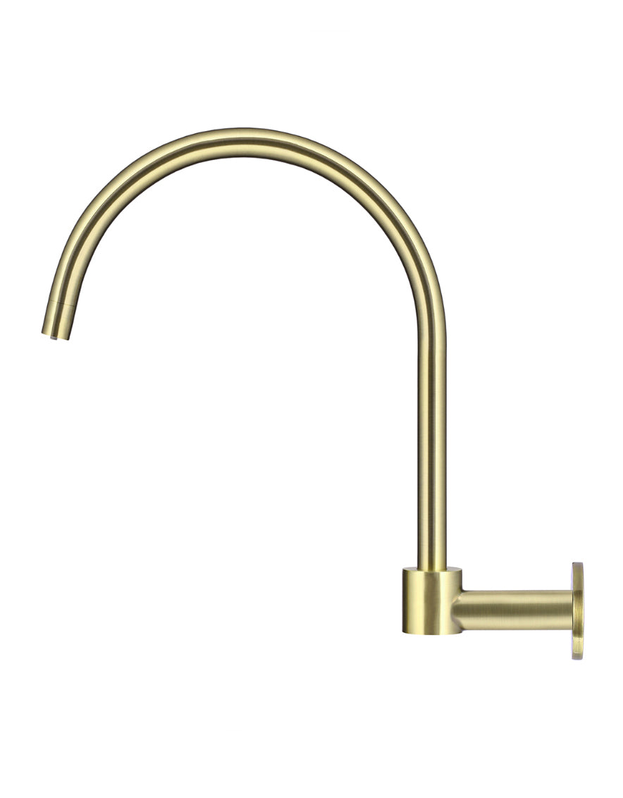Meir Round High-Rise Swivel Wall Spout PVD Tiger Bronze