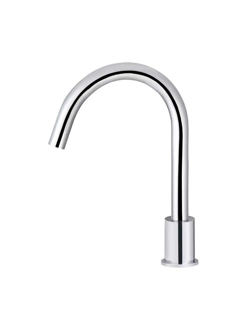 Meir Round Hob Mounted Swivel Spout Polished Chrome