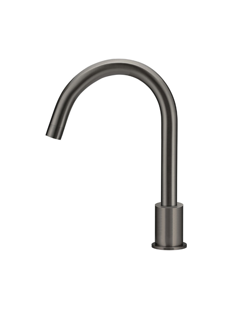 Meir Round Hob Mounted Swivel Spout Shadow Gunmetal