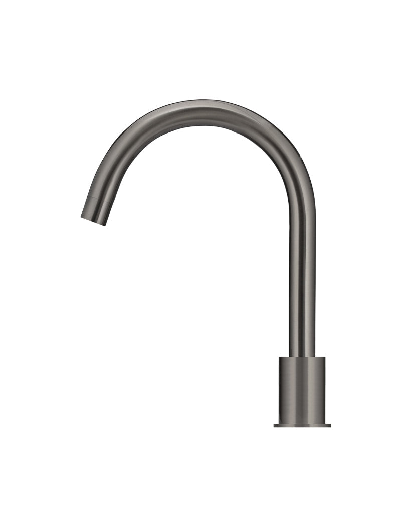Meir Round Hob Mounted Swivel Spout Shadow Gunmetal