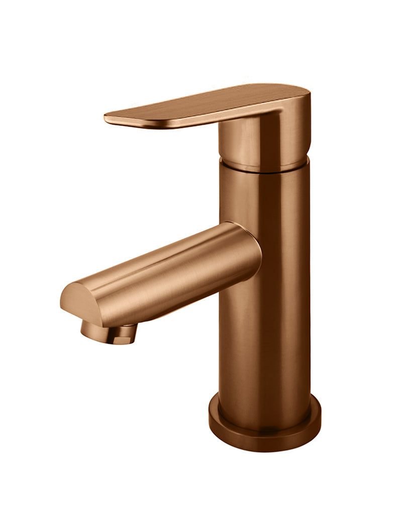 Meir Round Paddle Basin Mixer Lustre Bronze