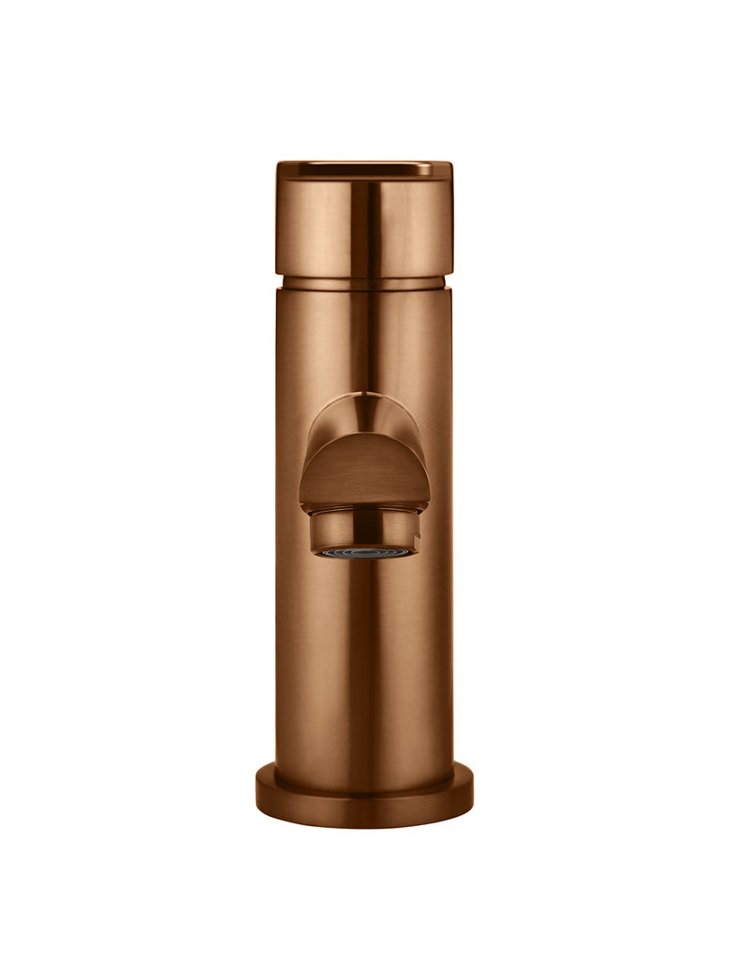 Meir Round Paddle Basin Mixer Lustre Bronze