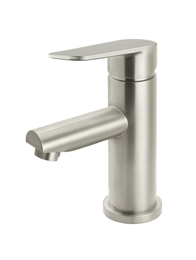 Meir Round Paddle Basin Mixer PVD Brushed Nickel