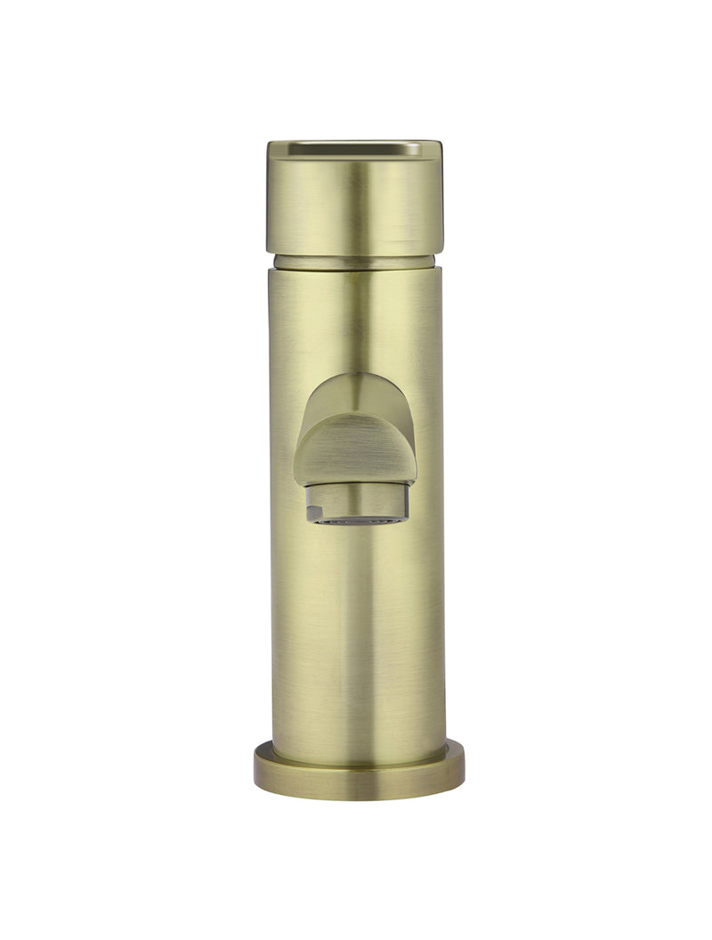Meir Round Paddle Basin Mixer PVD Tiger Bronze