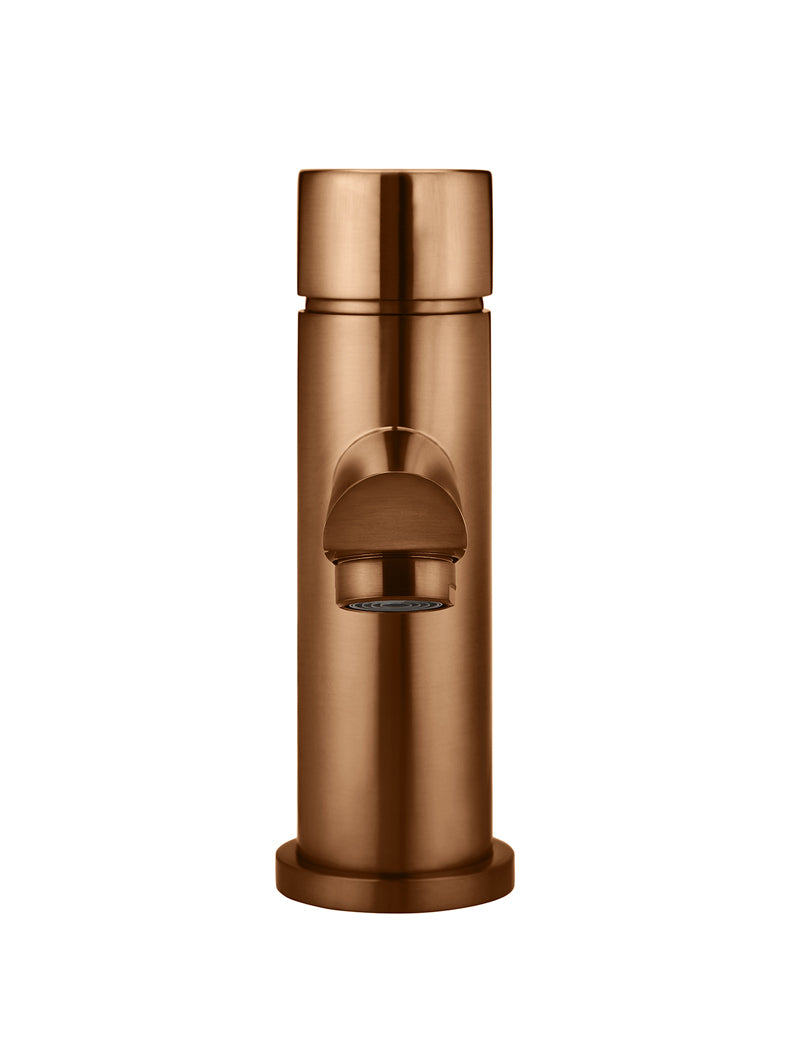 Meir Round Pinless Basin Mixer Lustre Bronze