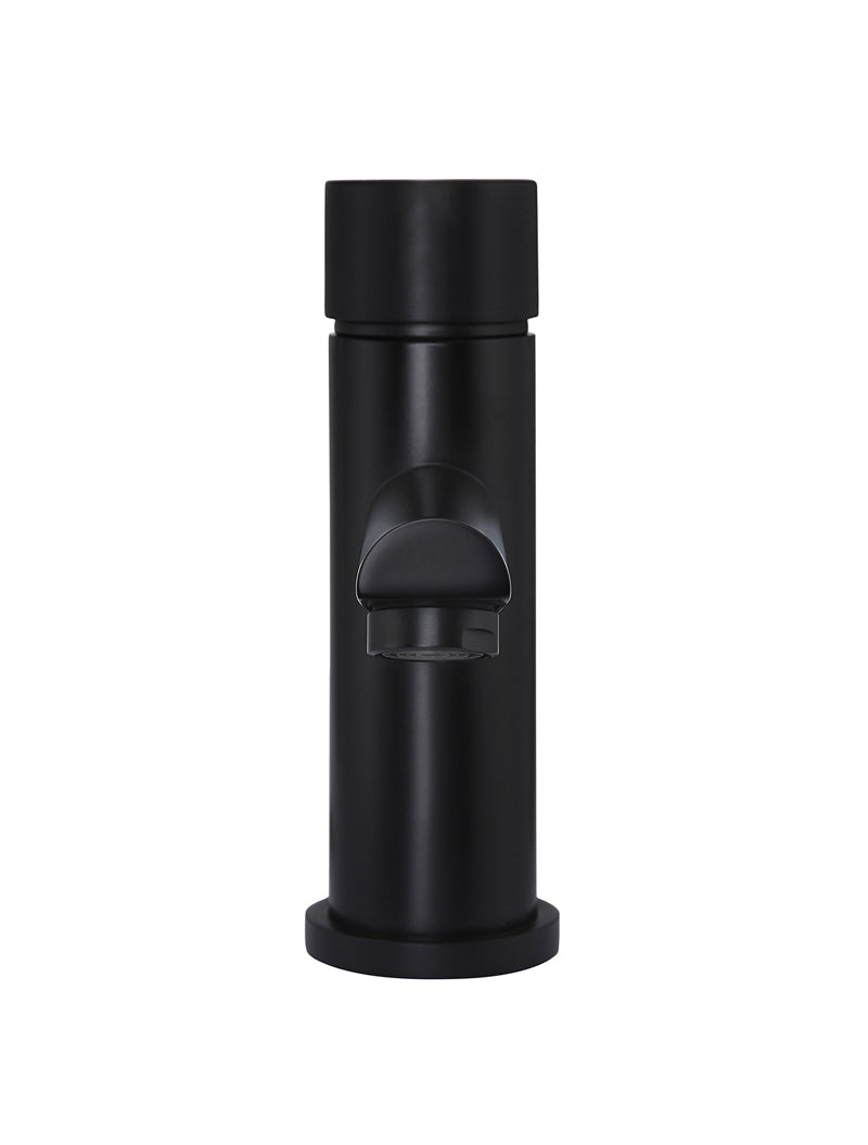 Meir Round Pinless Basin Mixer Matte Black