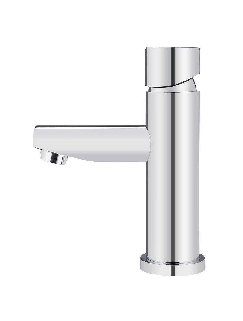 Meir Round Pinless Basin Mixer Polished Chrome
